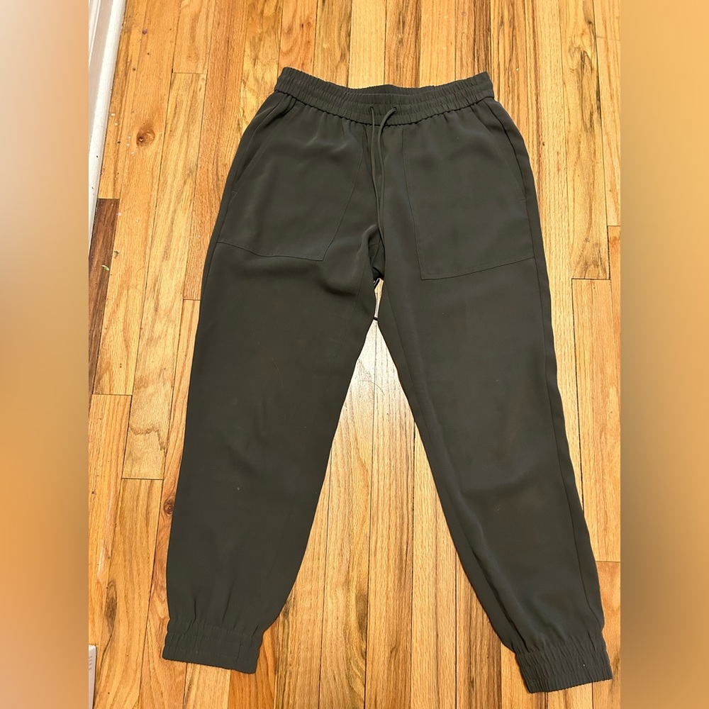 Ann Taylor - army green joggers - size XS